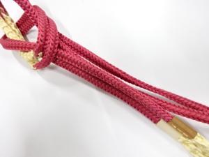 未使用品　正絹　手組帯締め